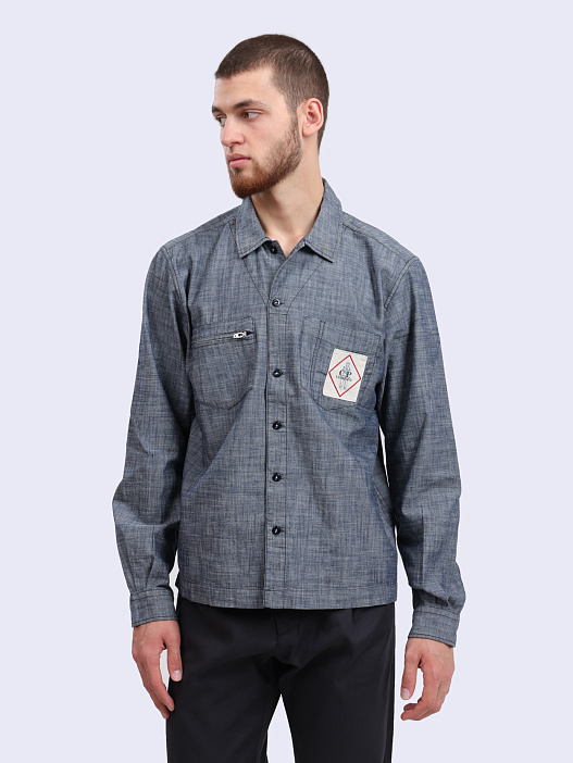 Рубашка C.P. Company 18CMSH152A110065W D17 хлопковая мужская — купить в интернет-магазине Verdistore