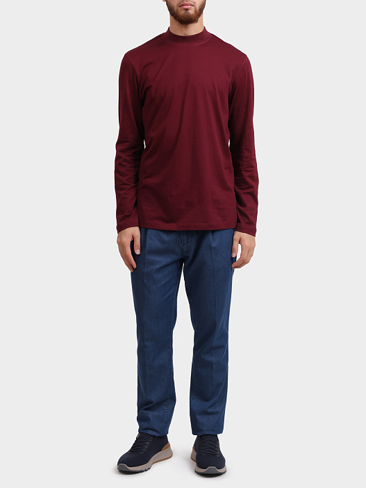 Лонгслив Brunello Cucinelli M0B131366 C3985 хлопковый мужской — купить в интернет-магазине Verdistore