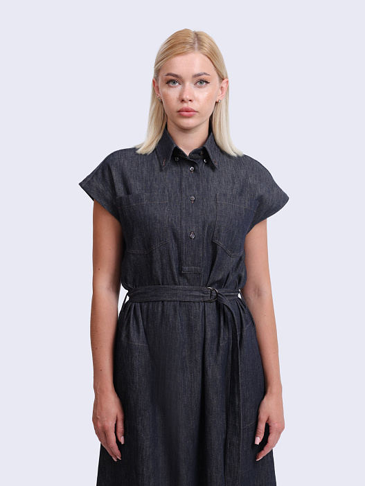 Платье Brunello Cucinelli MB125AHA92 C001 джинсовое женское — купить в интернет-магазине Verdistore