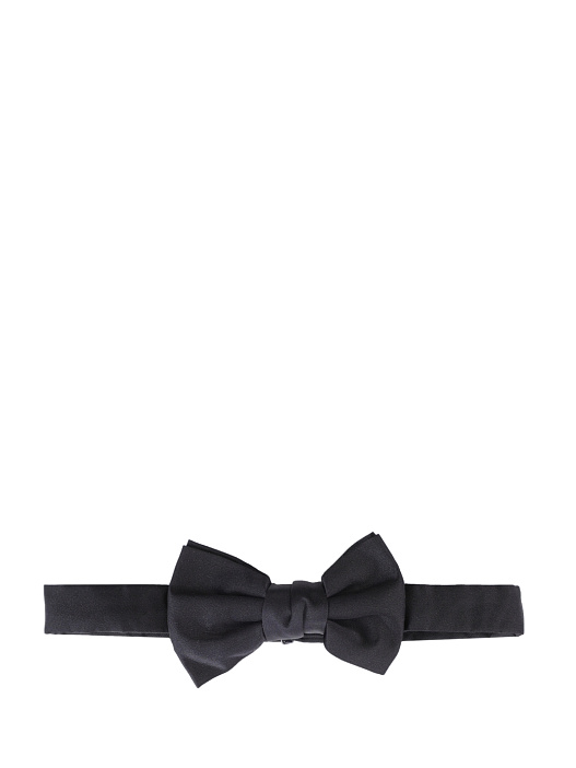 Галстук-бабочка черного цвета из мягкого шелка — купить в интернет-магазине Verdistore
