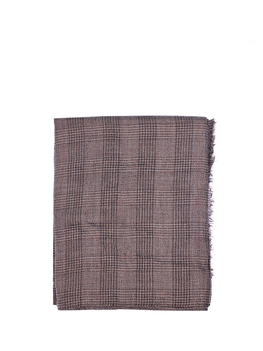 Шаль Brunello Cucinelli MSCDAG801 CX899 клетчатая женская — купить в интернет-магазине Verdistore