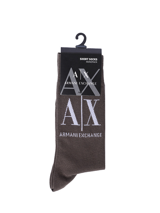 Носки Armani Exchange 953033 CC653 32840 коричневые мужские — купить в интернет-магазине Verdistore