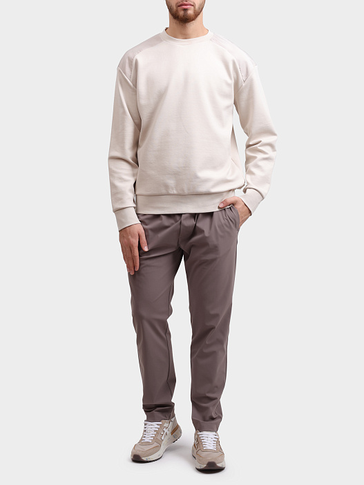 Свитшот Calvin Klein K10K113091 ACE молочного цветв мужской — купить в интернет-магазине Verdistore