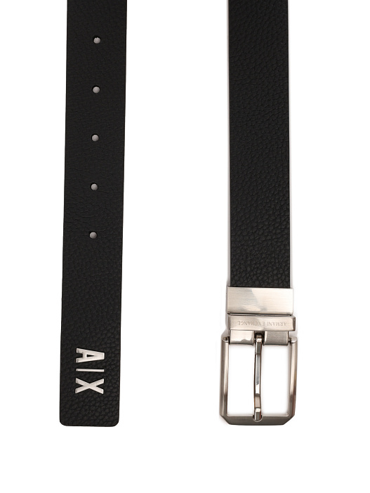 Ремень Armani Exchange 951411 4F891 43020 черный мужской из текстурной кожи — купить в интернет-магазине Verdistore