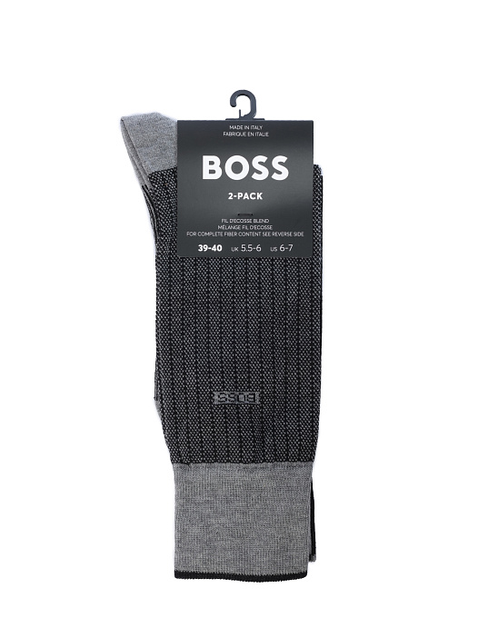 Носки Boss 50515130 001 мужские из тонкой пряжи с маленьким логотипом  — купить в интернет-магазине Verdistore