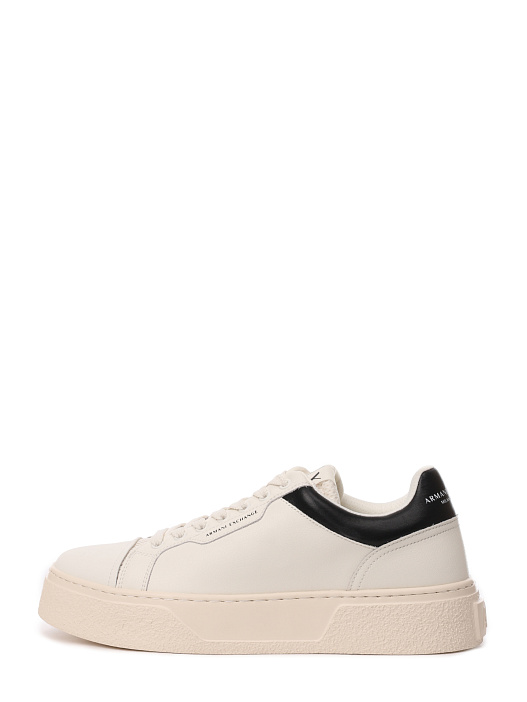 Кеды Armani Exchange XUX236 XV906 N480 белые мужские кожаные — купить в интернет-магазине Verdistore