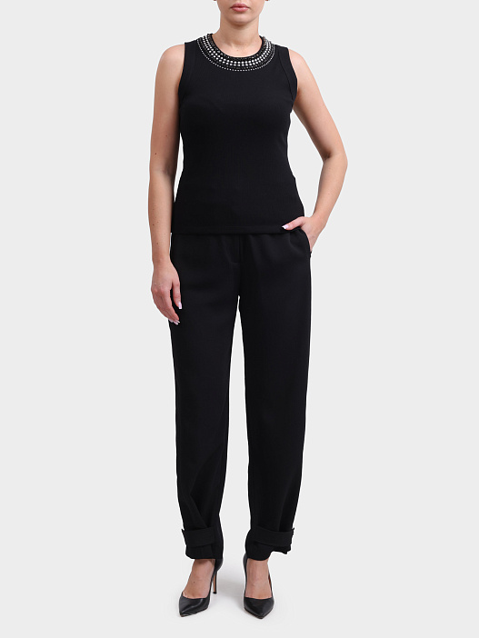 Брюки Liu-Jo PA6043 TS114 22222 черные женские — купить в интернет-магазине Verdistore