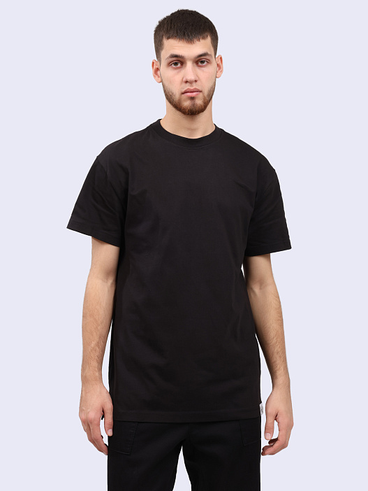Футболка Calvin Klein Jeans J30J325338 черная мужская из хлопка — купить в интернет-магазине Verdistore