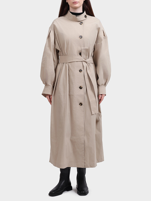 Плащ Re Vera 25-31-1811 бежевый женский — купить в интернет-магазине Verdistore