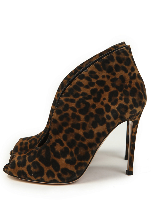Ботильоны Gianvito Rossi G53260 леопардовые женские — купить в интернет-магазине Verdistore