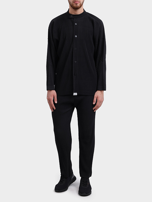 Брюки Sphynx pleats 2647-1 черные мужские с плиссированной текстурой — купить в интернет-магазине Verdistore