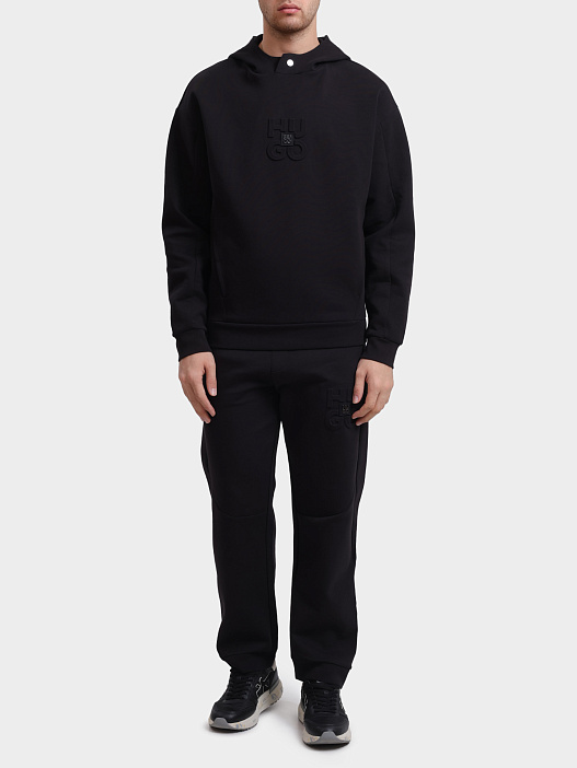 Брюки спортивные Hugo Debospant 10267272 01 черные мужские — купить в интернет-магазине Verdistore