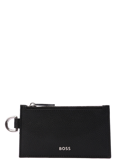 Визитница Boss 50499249 001 черная мужская из кожи — купить в интернет-магазине Verdistore