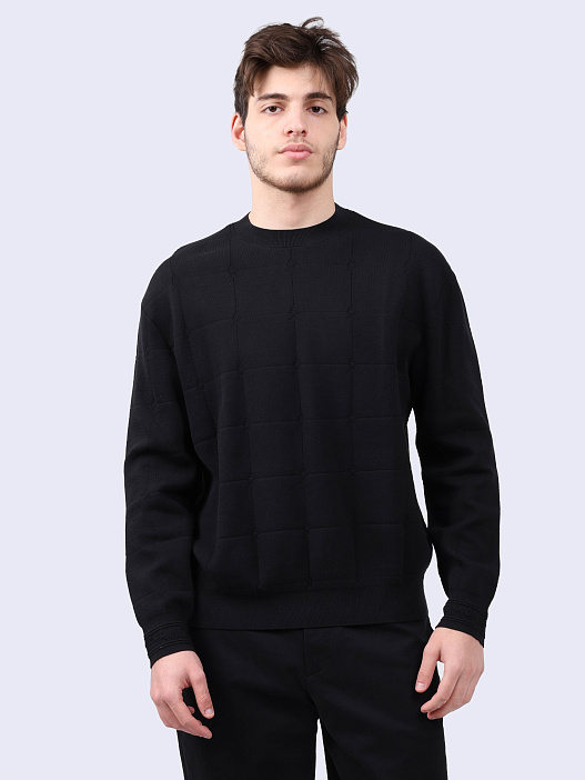 Свитшот Armani Exchange 6DZM6C ZM5AZ 1200 черный мужской — купить в интернет-магазине Verdistore