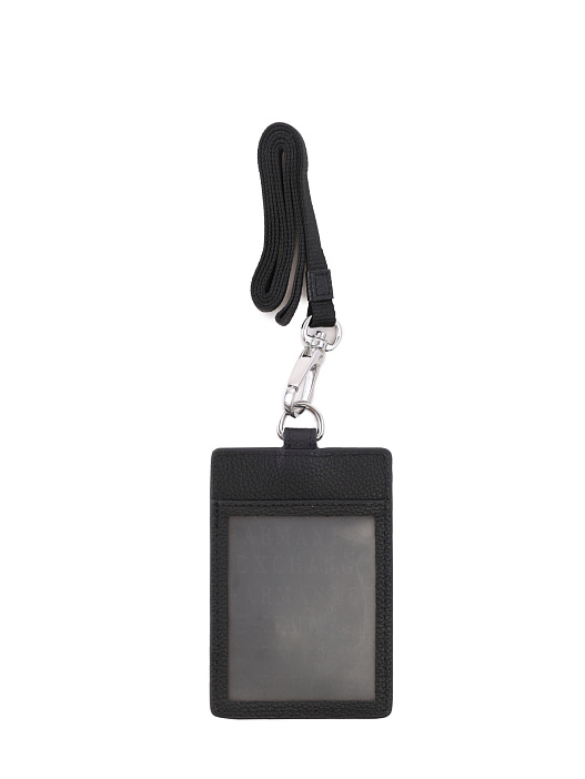 Визитница Armani Exchange 958494 3F892 00020 черная мужская из текстурной кожи — купить в интернет-магазине Verdistore