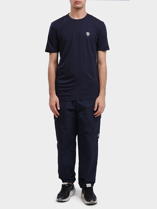 Брюки спортивные EA7 7M000953 AF13190 UB102 синие мужские — купить в интернет-магазине Verdistore