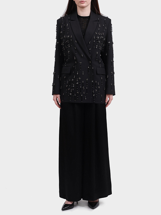 Жакет Pinko 105411 A2PN Z99 черный женский с бисером — купить в интернет-магазине Verdistore