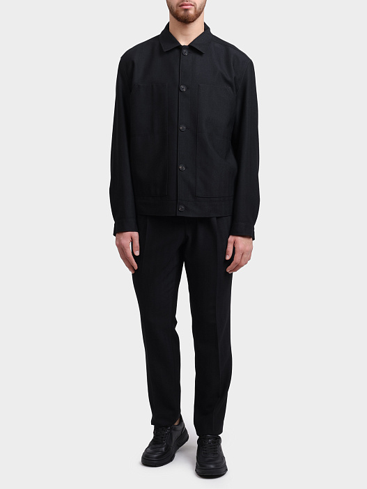 Пиджак Hugo 50544663 001 черный с карманами — купить в интернет-магазине Verdistore