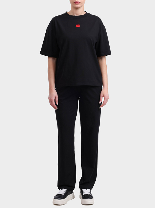 Футболка Hugo 50556807 001 черная женская — купить в интернет-магазине Verdistore