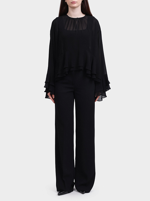 Брюки MARELLA PASCIA 002 черные женские — купить в интернет-магазине Verdistore