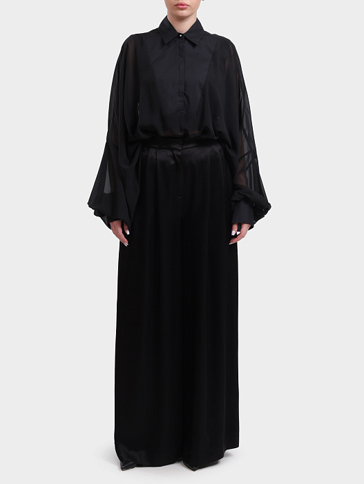 Брюки 105716 A1Y5 Z99 черные женские  — купить в интернет-магазине Verdistore