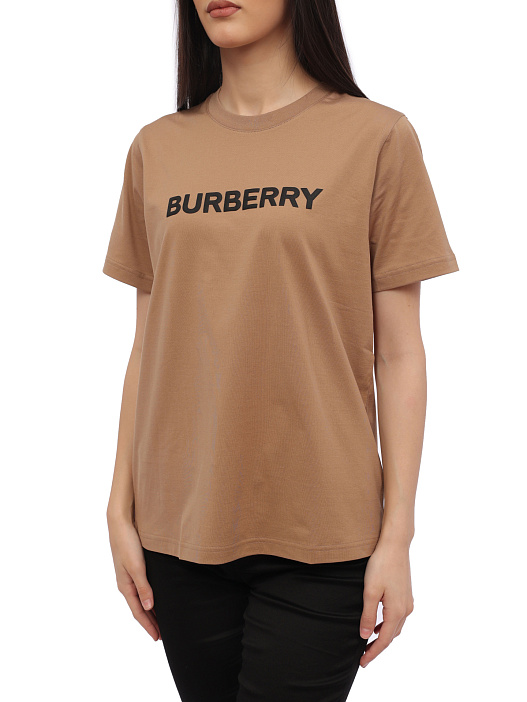 Футболка Burberry 8060703 A1420 хлопковая женская — купить в интернет-магазине Verdistore