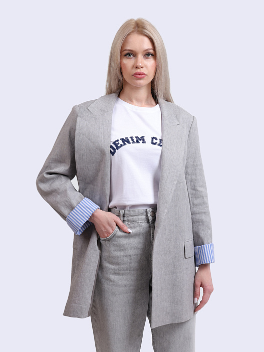 Жакет MARELLA IMPETO 001 серый женский — купить в интернет-магазине Verdistore