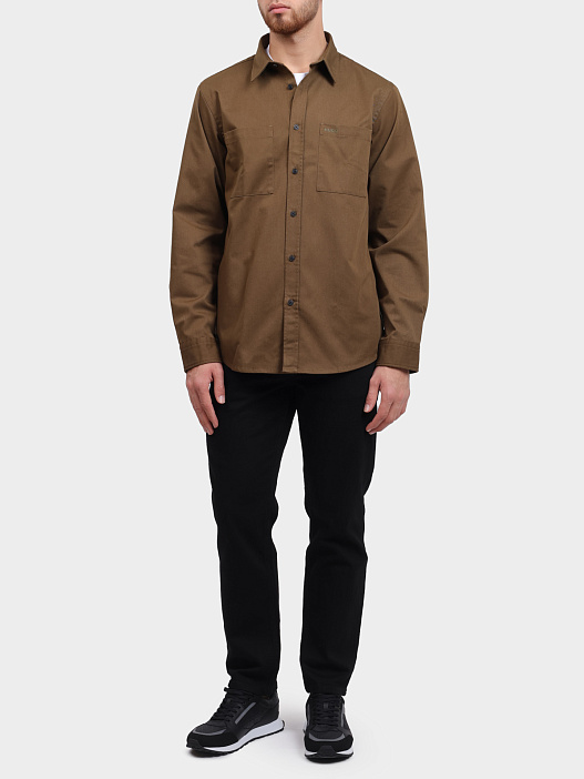 Рубашка Hugo 50541392 355 хаки мужская — купить в интернет-магазине Verdistore