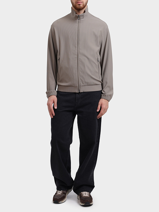 Мастерка Emporio Armani EM001364 AF14076 U6218 бежевая мужская — купить в интернет-магазине Verdistore
