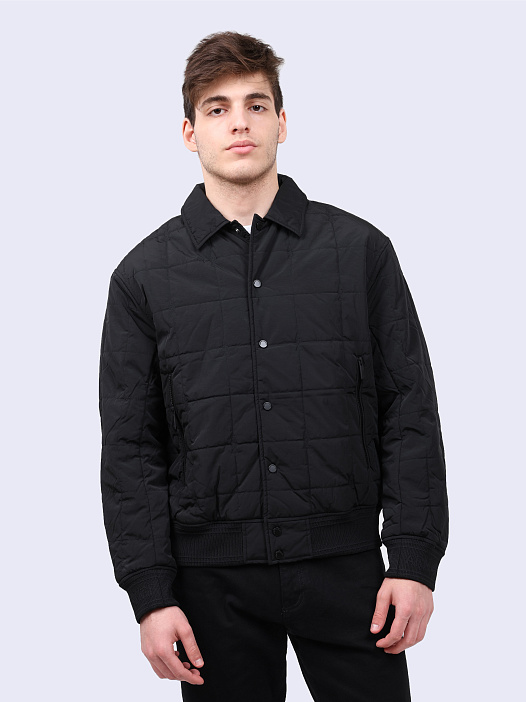 Бомбер Armani Exchange 6DZBL3 ZN5HZ 1200 черный мужской стеганый — купить в интернет-магазине Verdistore