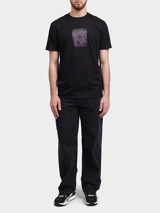 Футболка Armani Exchange XM002213 AF10356 UC001 черная мужская — купить в интернет-магазине Verdistore