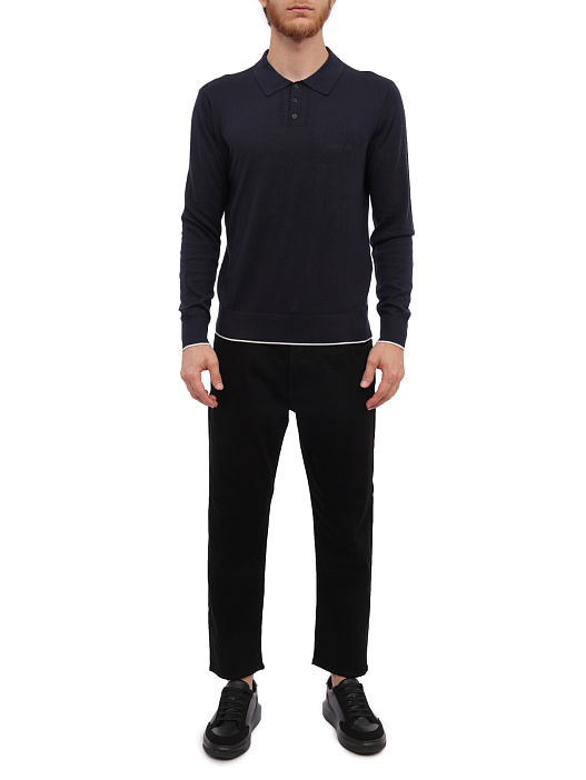 Свитер Armani Exchange 6RZF1C ZMW8Z 1510 темно-синий мужской — купить в интернет-магазине Verdistore