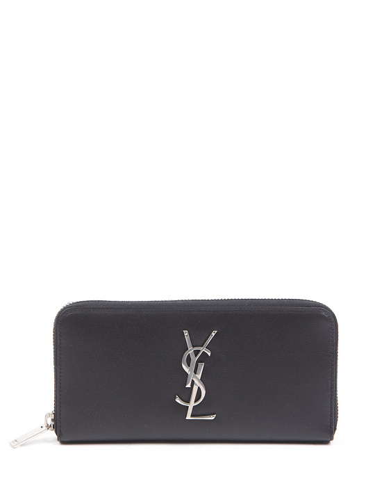 Портмоне черное кожаное с большим логотипом  — купить в интернет-магазине Verdistore