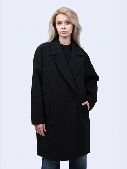 Пальто Armani Exchange 6DYK30 YN2YZ 1200 черное женское — купить в интернет-магазине Verdistore