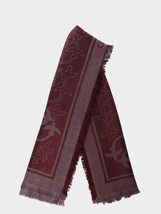 Платок Pinko 106017 A2ZH R57 бордовый женский — купить в интернет-магазине Verdistore