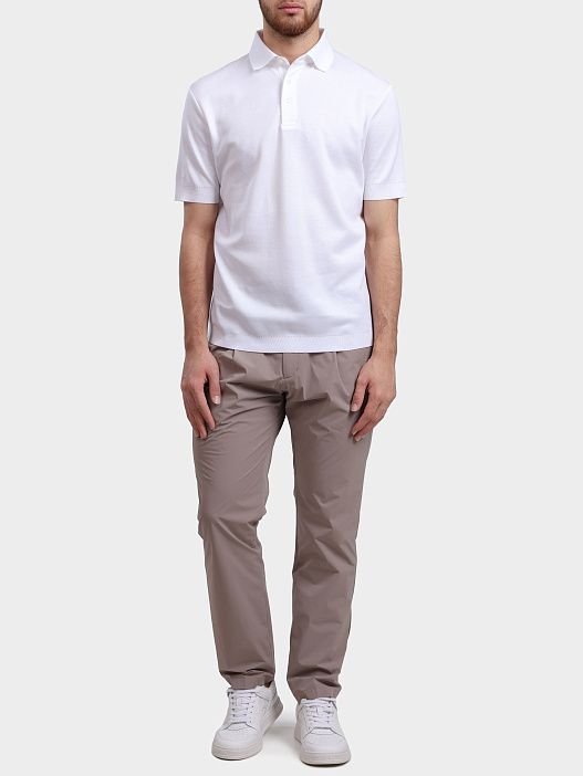 Брюки Herno PT000077U 12691Z 2600 бежевые мужские — купить в интернет-магазине Verdistore