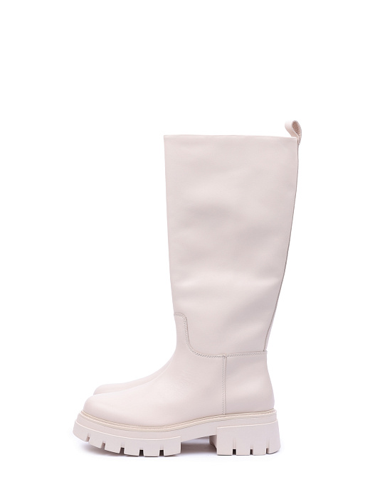 Сапоги LUCKY 002 светло-розовые женские с широким голенищем — купить в интернет-магазине Verdistore