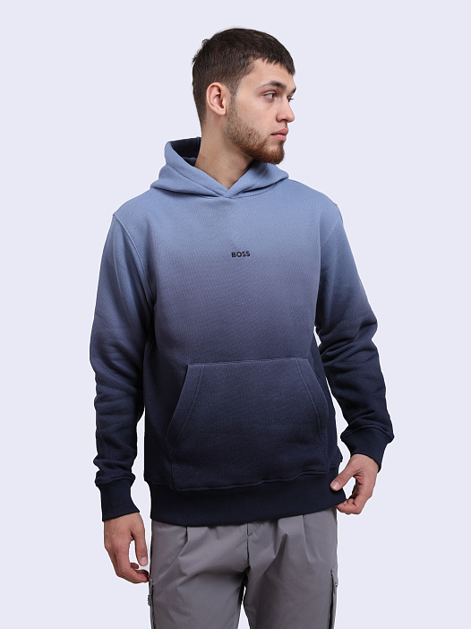 Худи Boss 50520408 464 хлопковое мужское с градиентом — купить в интернет-магазине Verdistore