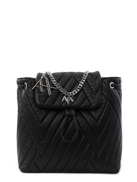 Рюкзак Armani Exchange 942934 2F745 00020 черный женский стеганый — купить в интернет-магазине Verdistore