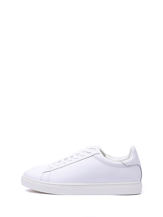 Кеды Armani Exchange XUX001 XV093 0001 белые мужские кожаные — купить в интернет-магазине Verdistore