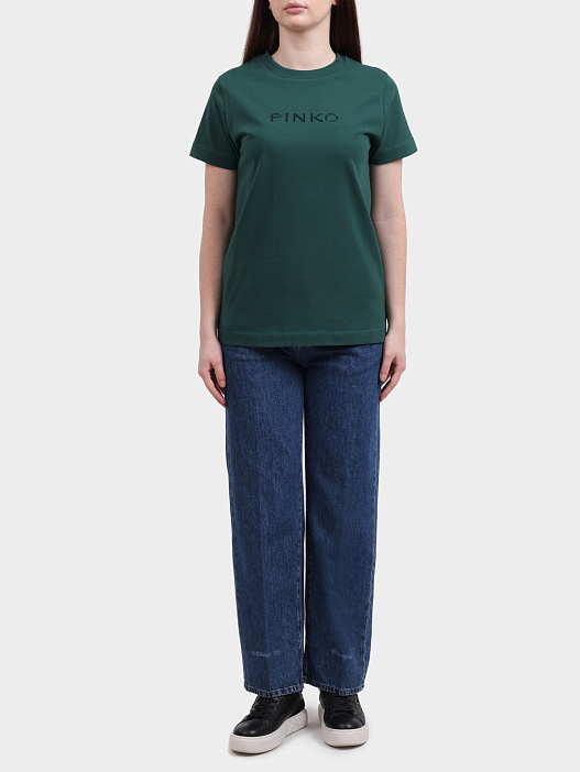 Футболка Pinko 101752 A2RD X79 хлопковая женская — купить в интернет-магазине Verdistore