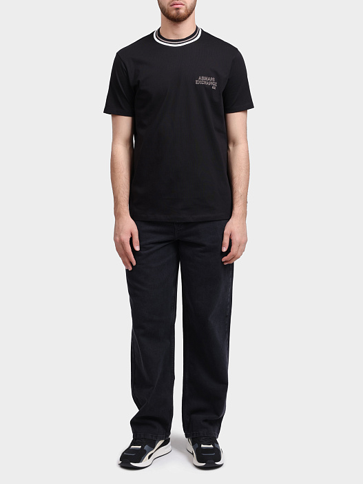 Футболка Armani Exchange XM001795 AF10361 UC001 черная мужская — купить в интернет-магазине Verdistore