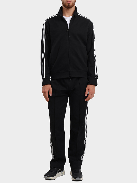 Мастерка Emporio Armani EM001110 AF13488 UC001 черная мужская — купить в интернет-магазине Verdistore