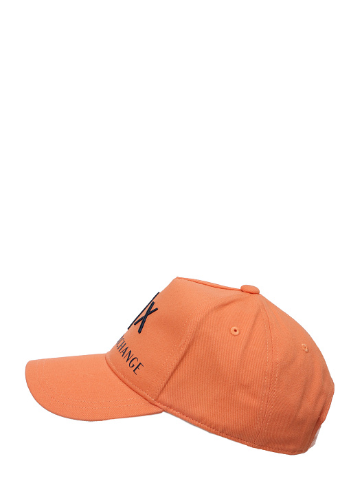 Бейсболка Armani Exchange 954039 CC513 04365 оранжевая мужская из хлопка — купить в интернет-магазине Verdistore