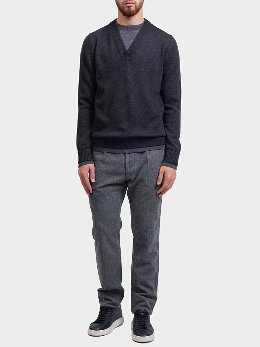 Свитер Alpha Studio AU-3042C 1004 шерстяной мужской — купить в интернет-магазине Verdistore