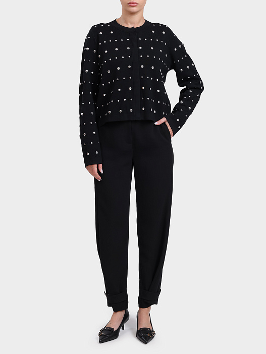 Брюки Liu-Jo PA6043 TS114 22222 черные женские — купить в интернет-магазине Verdistore