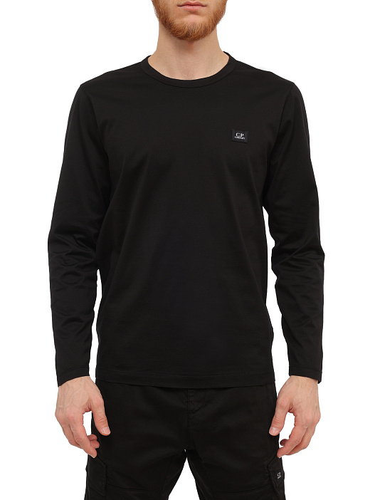 Лонгслив C.P. Company 16CMTS089A-006374G 999 черный мужской — купить в интернет-магазине Verdistore