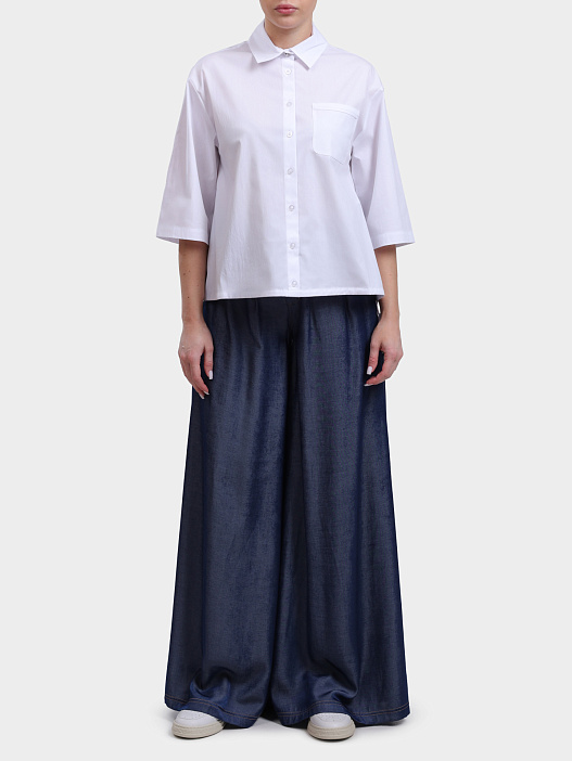 Рубашка Liu-Jo WA6417 T405A N9374 белая женская — купить в интернет-магазине Verdistore