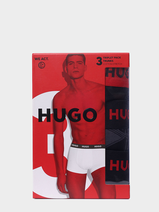 Трусы комплект Hugo 50532550 986 хлопковые мужские — купить в интернет-магазине Verdistore