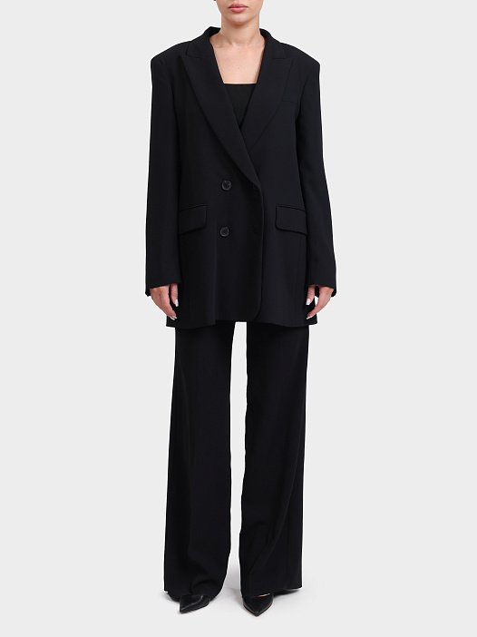 Жакет Marella VITALE 002 черный женский двубортный — купить в интернет-магазине Verdistore